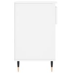 vidaXL Armoire à chaussures Blanc 102x36x60 cm Bois d'ingénierie