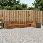 vidaXL Ensemble de canapés d'extérieur 6 pc Naturel