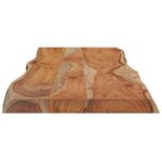 vidaXL Dessus de table 110x40x2 5 cm rectangulaire bois massif acacia