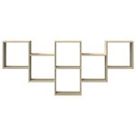 vidaXL Étagère murale chêne sonoma 159x18x66 cm bois d'ingénierie