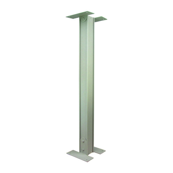 "LE QUARTZ"  poteau universel pour boîte aux lettres. Glissières pour lames décoratives Décolame