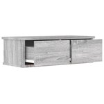 vidaXL Armoire murale Sonoma gris 60x26x18 5 cm Bois d'ingénierie
