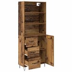 vidaXL Haut Armoire Bois ancien 69 5 x 34 x 180 cm Bois d'ingénierie
