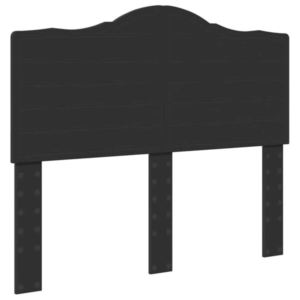 vidaXL Tête de lit Chêne noir 120 cm Bois d'ingénierie