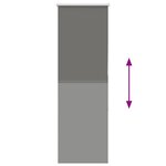 vidaXL Store enrouleur occultant largeur du tissu 55 7 cm polyester