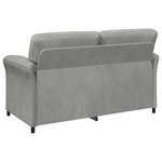 vidaXL Sofa 2 places Gris clair 158 x 83 x 95 cm Velours