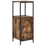 vidaXL Ensemble de meubles de salle de bain 5 pièces en bois d'ingénierie chêne fumé