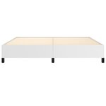 vidaXL Cadre de lit sans matelas blanc 200x200 cm similicuir