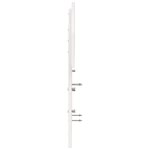 vidaXL Tête de lit blanc 150 cm bois massif de pin