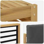 vidaXL Ensemble de canapés d'extérieur 9 pc Blanc et anthracite