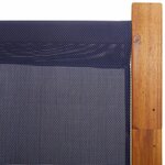 vidaXL Cloison de séparation 4 panneaux bleu foncé 280x180 cm