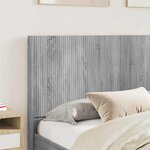 vidaXL Tête de lit Sonoma gris