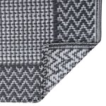 vidaXL Tapis d'extérieur Gris 80x150 cm PP