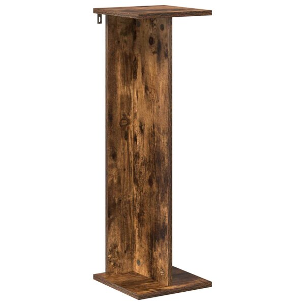 vidaXL Support de Plante Chêne fumé 25 x 25 5 x 80 5 cm