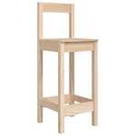 vidaXL Ensemble de bar de jardin 9 Pièces Bois de pin massif