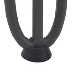 vidaXL Pieds en épingle à cheveux pour table basse 4 pièces Anthracite 42 cm Acier massif