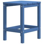 vidaXL Table de jardin Adirondack Bleu marine 38x38x46 cm PEHD