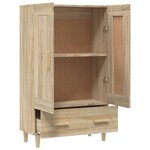 vidaXL Buffet haut Chêne sonoma 70x31x115 cm Bois d'ingénierie