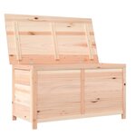 vidaXL Boîte à coussins d'extérieur 100x50x56 cm Bois de sapin massif