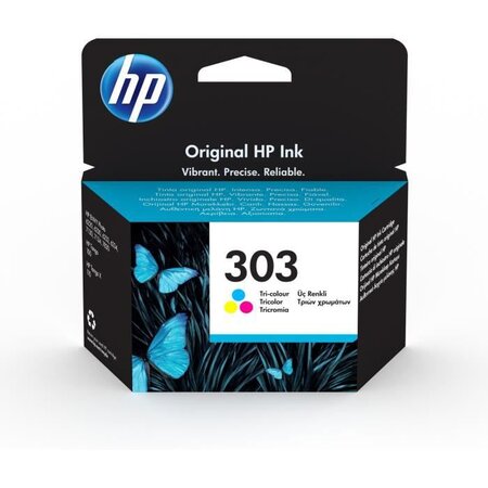 Hp 303 cartouche d'encre trois couleurs authentique