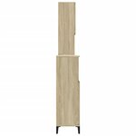 vidaXL Ensemble de meubles de salle de bain 3 Pièces chêne sonoma