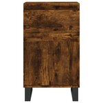 vidaXL Buffet chêne fumé 40x35x70 cm bois d'ingénierie