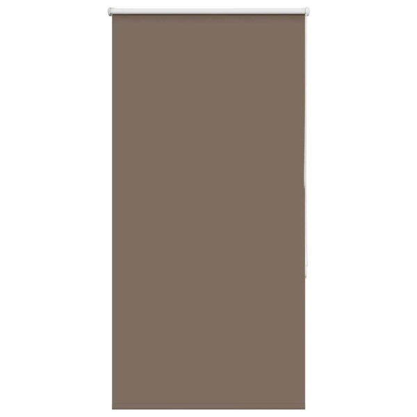 vidaXL Store enrouleur occultant café 85x130cm largeur du tissu 80 7cm