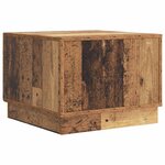 vidaXL Table basse Bois ancien 49 x 50 x 37 cm Bois d'ingénierie