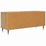 vidaXL Meuble TV avec tiroir Chêne artisanal 100 x 34 5 x 44 5 cm