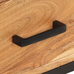 vidaXL Buffet 88x30x73 cm Bois d'acacia massif