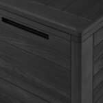 vidaXL Boîte de stockage jardin Anthracite 58 5x46x55 cm Polypropylène