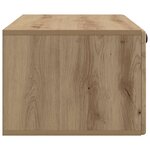 vidaXL Meuble TV mural 98 x 41 x 30 cm Chêne artisanal