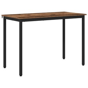 vidaXL Table de salle à manger / Table de repas MÉTAL