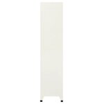 vidaXL Armoire à casiers Gris et bleu 90x40x180 cm Acier