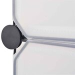 vidaXL Armoire modulaire 14 compartiments blanc 37 x 146 x 180 5 cm