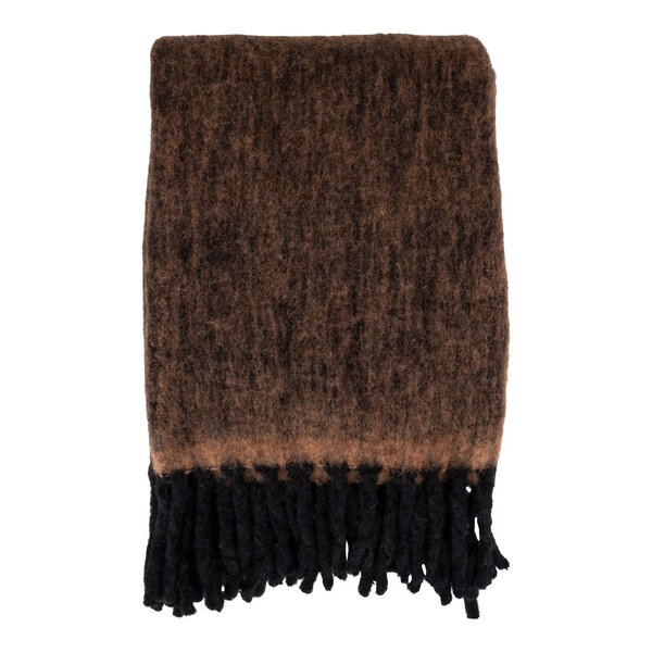 Plaid marron 130 x 170 cm