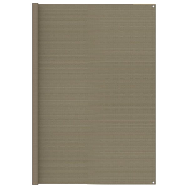 vidaXL Tapis de tente 250x200 cm Taupe