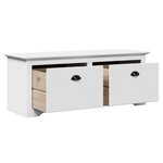 VidaXL Banc de couloir BODO blanc 114x40x45 cm