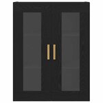 vidaXL Meuble mural Chêne noir 69 5 x 34 x 90 cm Bois d'ingénierie