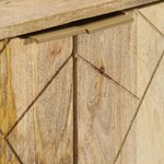 vidaXL Buffet 80x30x75 cm Bois de manguier solide