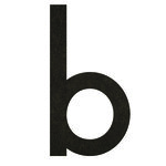 B Béton Noir - numéro adhésif pour boîtes aux lettres- Vinyle épais texturé hauteur 50 mm.