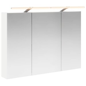 vidaXL Armoire Miroir de Salle de Bain Blanc 100 x 14 5 x 70 cm