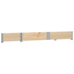 vidaXL Jardinière 150x50 cm bois de pin massif