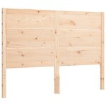 vidaXL Cadre de lit sans matelas bois massif