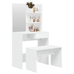 vidaXL Ensemble de coiffeuse Blanc 74 5x40x141 cm