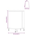 vidaXL Housse pour mobilier d'extérieur Tissu Oxford 420D