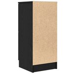 vidaXL Buffets 2 Pièces en Chêne Noir  30x30x70 cm  Fabriqué en Bois d'Ingénierie