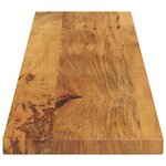 vidaXL Dessus de table 180x40x2 5cm rectangulaire bois massif manguier