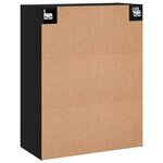 vidaXL Armoire murale noir 69 5x34x90 cm