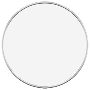 vidaXL Miroir mural Argenté Ø 30 cm Rond